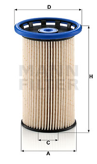 C417 FILTER GORIVO PE973/7 MANN PU8008