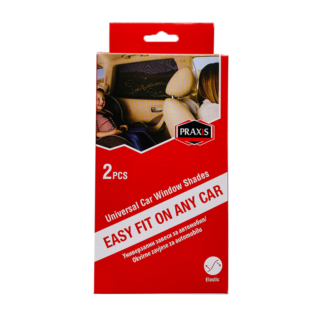 PRAXIS ZASTITNA ZAVESA(CORAP) ZA STAKLO 2PCS 032806