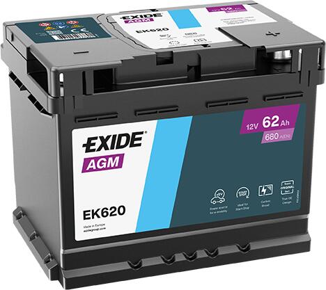 AKUMULATOR EXIDE 12V60Ah AGM