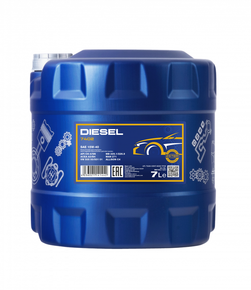 MANNOL 15W40 DIZEL 7/1 M-0740207