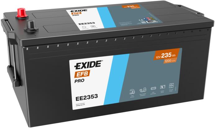AKUMULATOR EXIDE 12V235AH EFB STRONG PRO CARBON EURO 6 EE2353