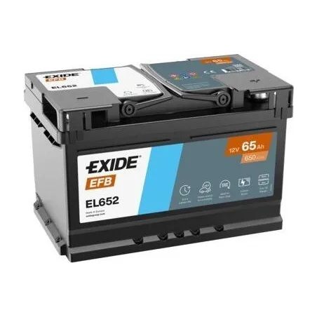 AKUMULATOR EXIDE 12V65AH EFB EL652  