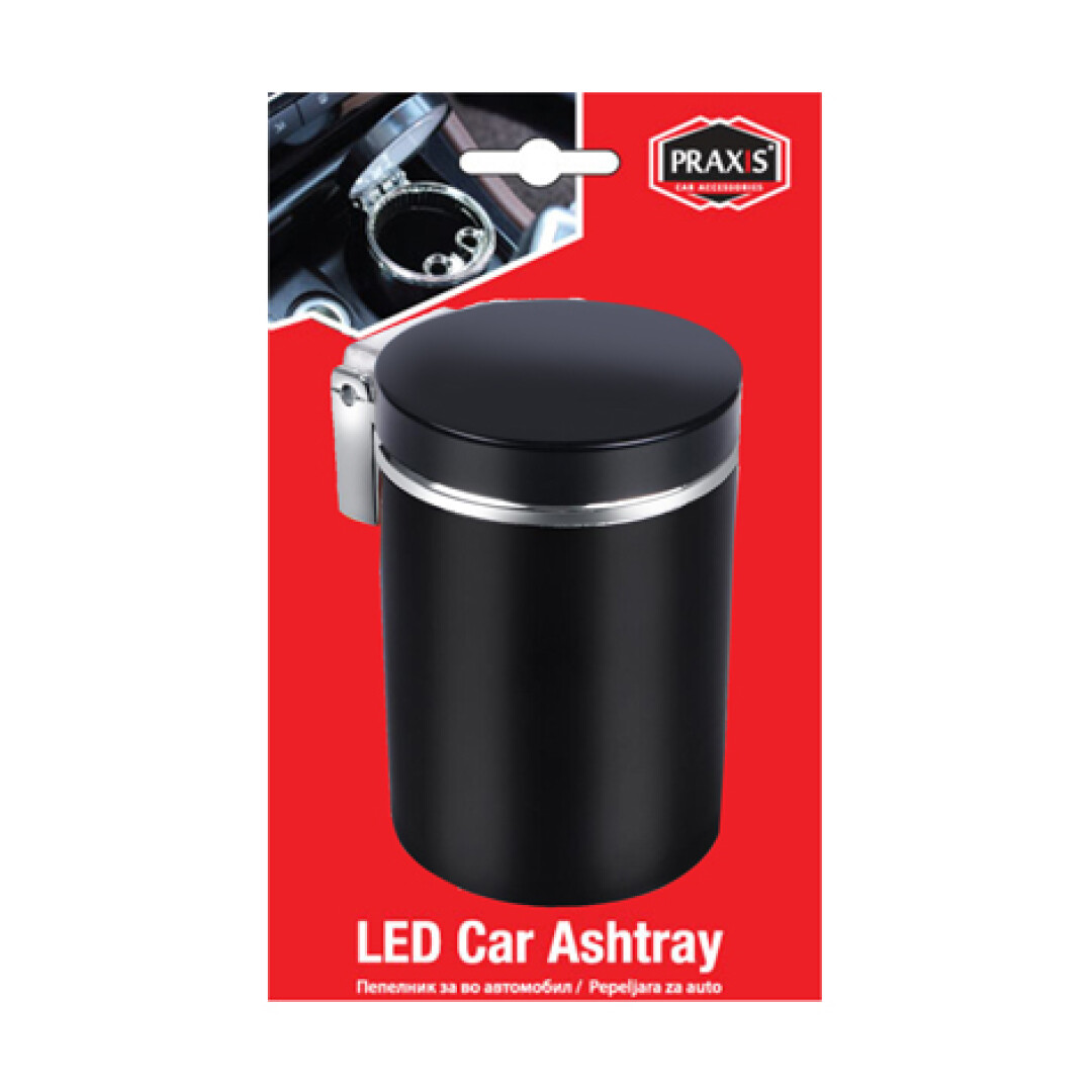 PEPELNIK ZA AVTOMOBIL SO LED PRAXIS 023205