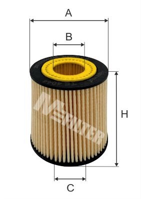 V016 FILTER MASLO OE672/5 MEFILTER TE4044