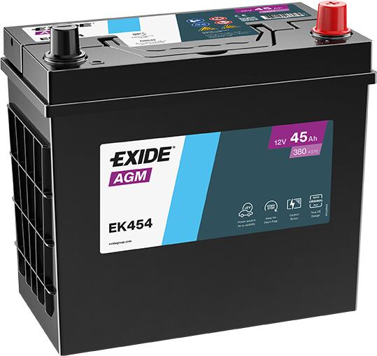 AKUMULATOR EXIDE 12V45AH AGM EK454 JIS DESE