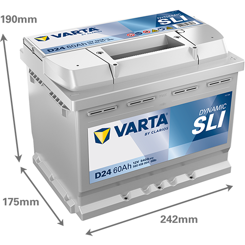 AKUMULATOR 12V60AH VARTA BLUE DYNAMIC
