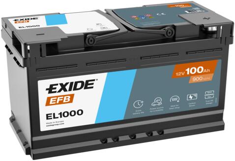 AKUMULATOR EXIDE 12V100AH EFB EL1000