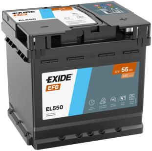 AKUMULATOR EXIDE 12V55 EFB EL550