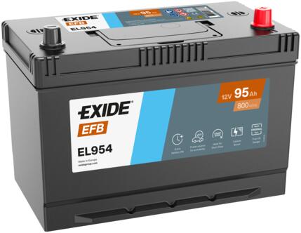 AKUMULATOR EXIDE 12V95AH EL954 JIS EFB DESEN + 