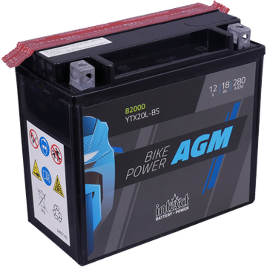 AKUMULATOR INTACT AGM 12V18AH YTX20L-BS 82000 280aa
