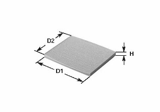 X005 APK1102 FILTER KABINA AUTOLOFT KARBON K1004A