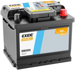 AKUMULATOR EXIDE 12V50AH EXCELL 