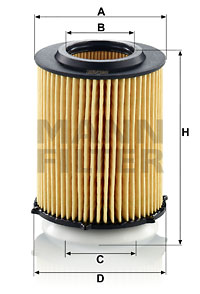 V020 FILTER MASLO HENGST E818H D238 OE695